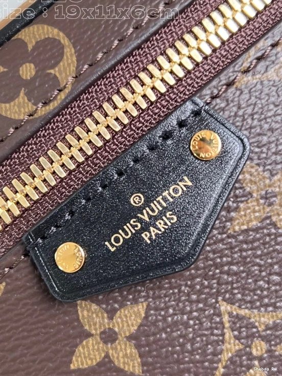 LOUIS 11.5 x CM x VUITTON 6.5 Pouch-19 Chain Vanity 0809